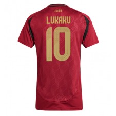 Belgien Romelu Lukaku #10 Hemmatröja Dam EM 2024 Korta ärmar